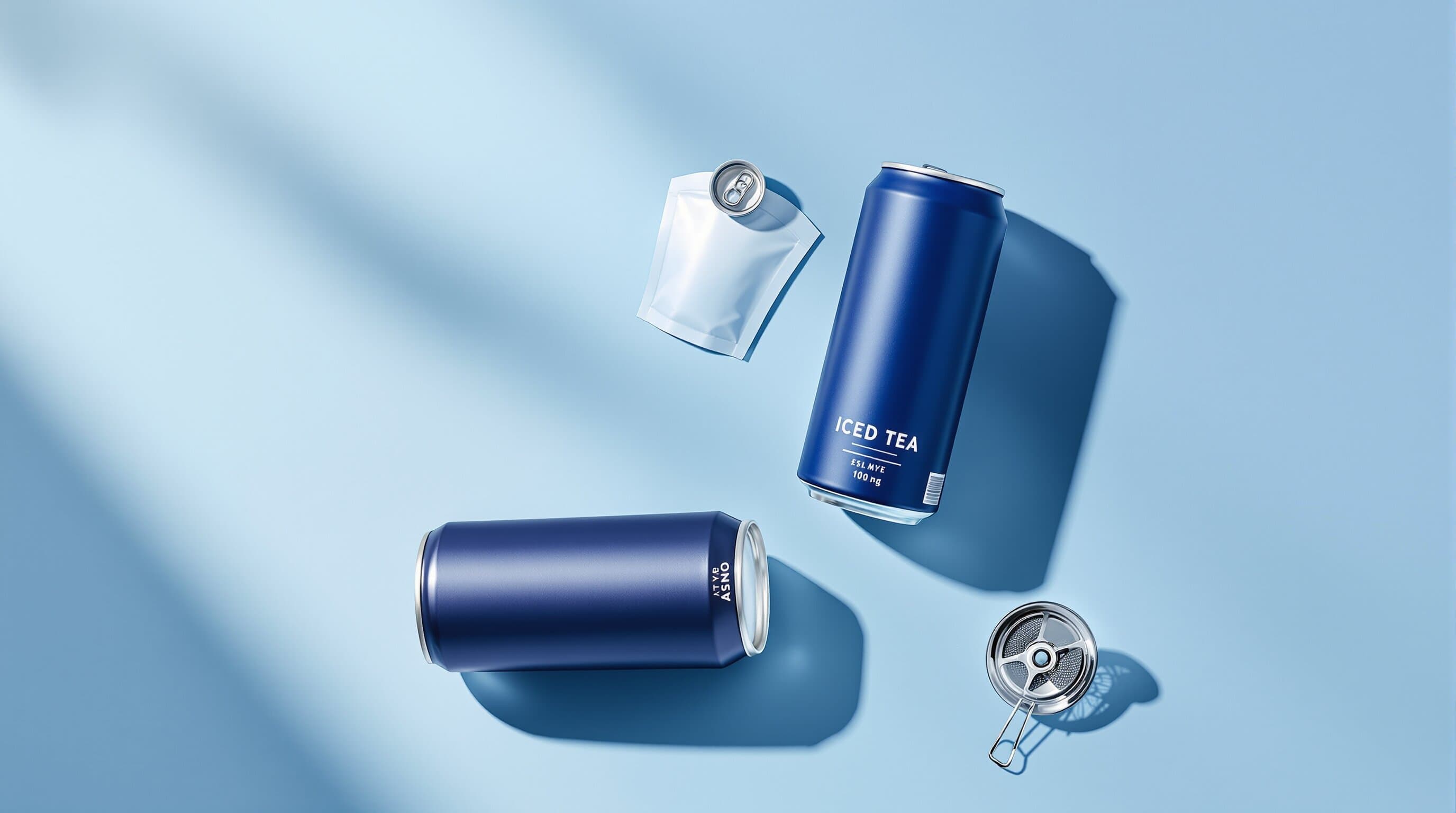 Loose leaf tea cans and pouches